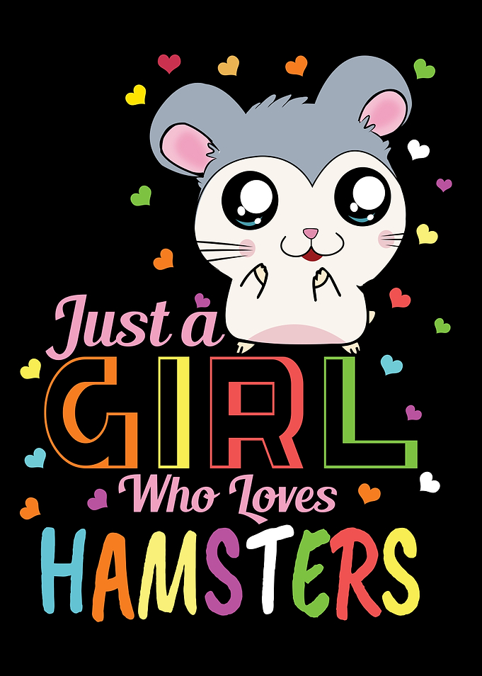 Hamster Girl Ladies Funny