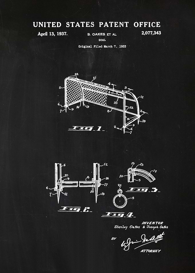 60 Soccer Goal Patent