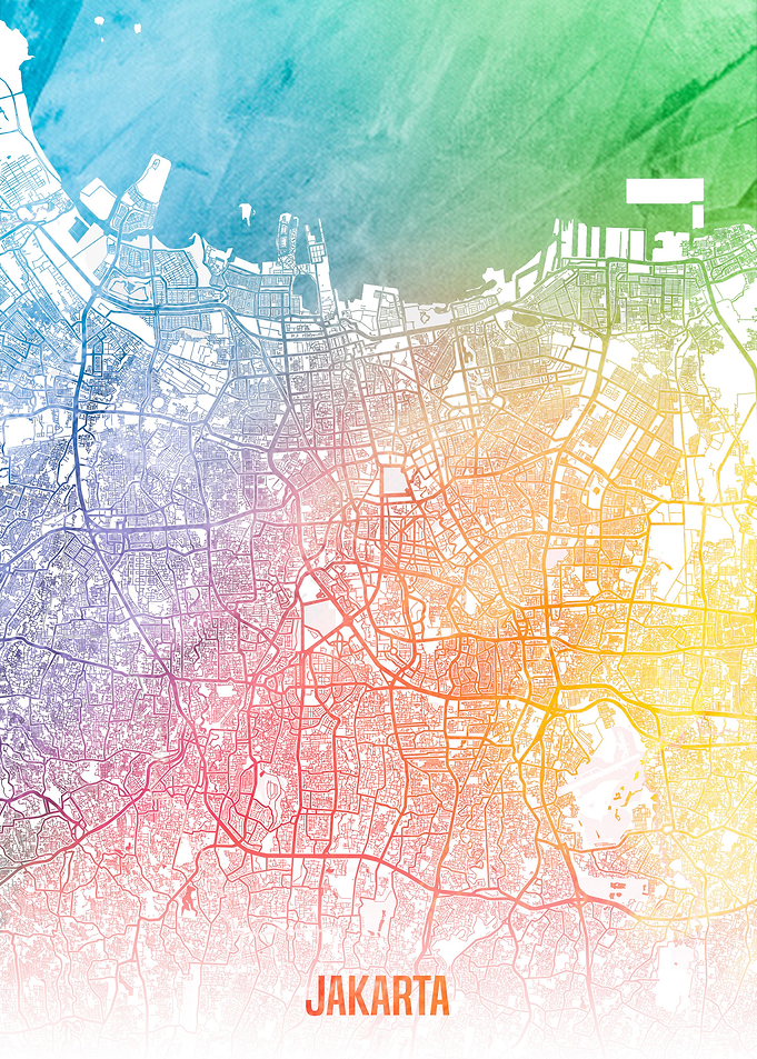 Jakarta map