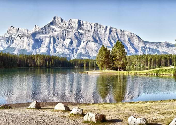 Mountain reflections