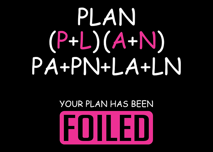 Plan Was Foiled Organizer