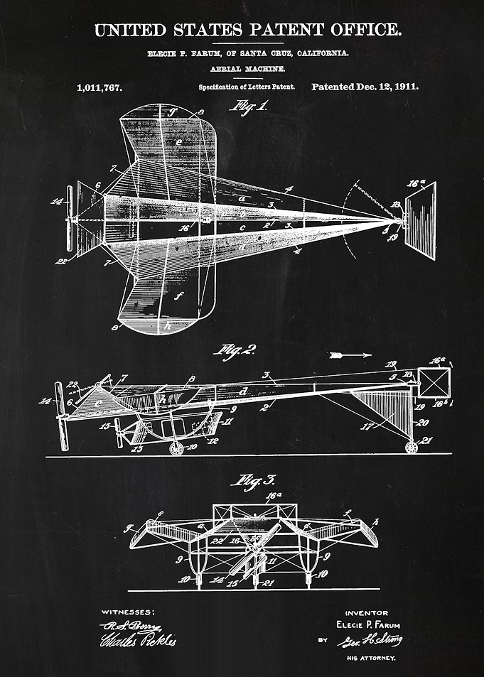 72 Aerial Machine Patent