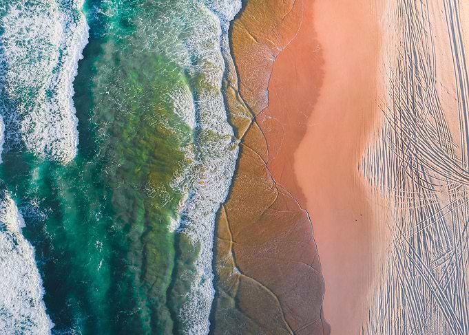 Beach sand sea