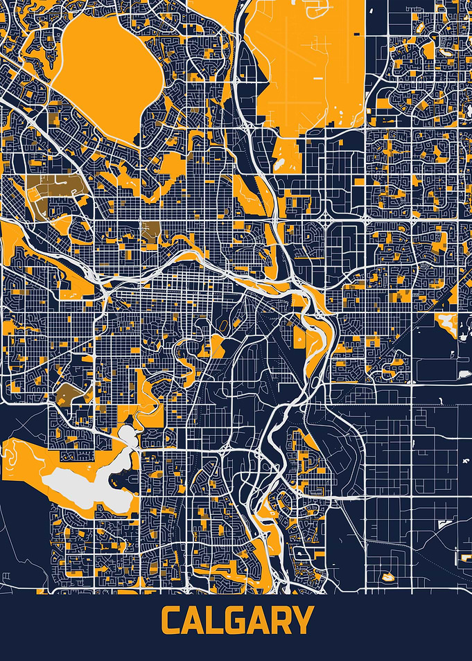 Calgary Bluefresh Map