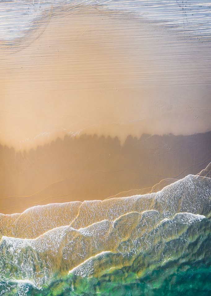 Beach sand sea landscape
