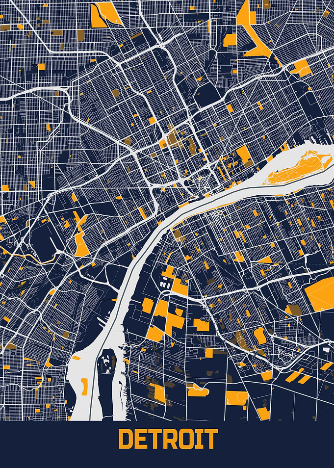 Detroit Bluefresh Map