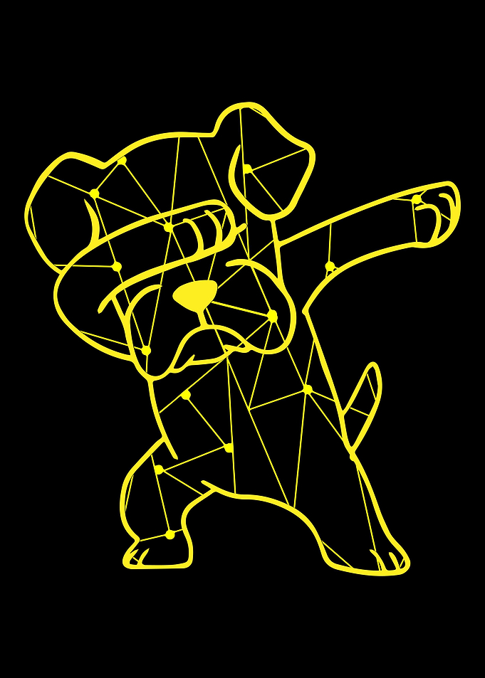 Dabbing Dab dog Star