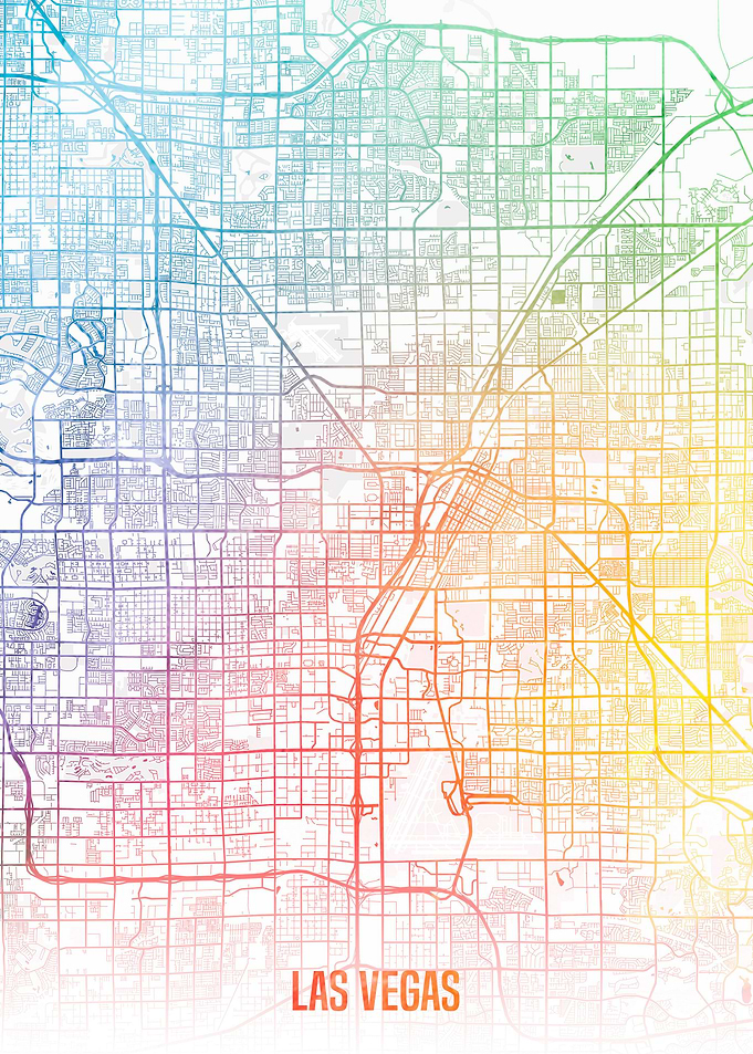 Las Vegas map