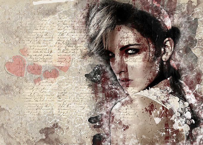 Lady abstract