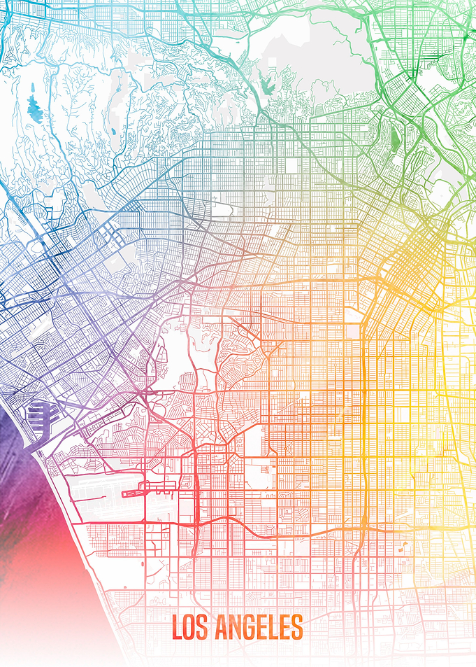 Los Angeles map