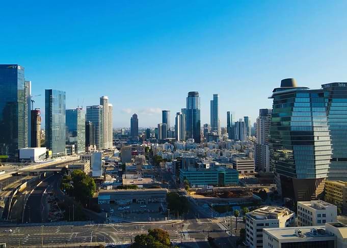 Tel Aviv City Skyline