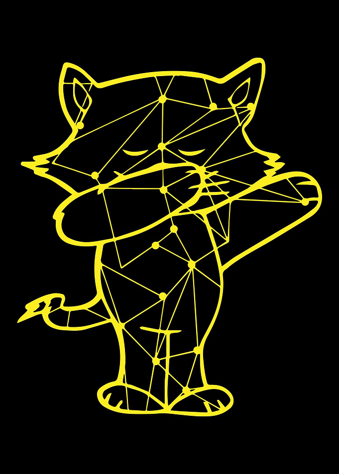 Dabbing Dab cat Star