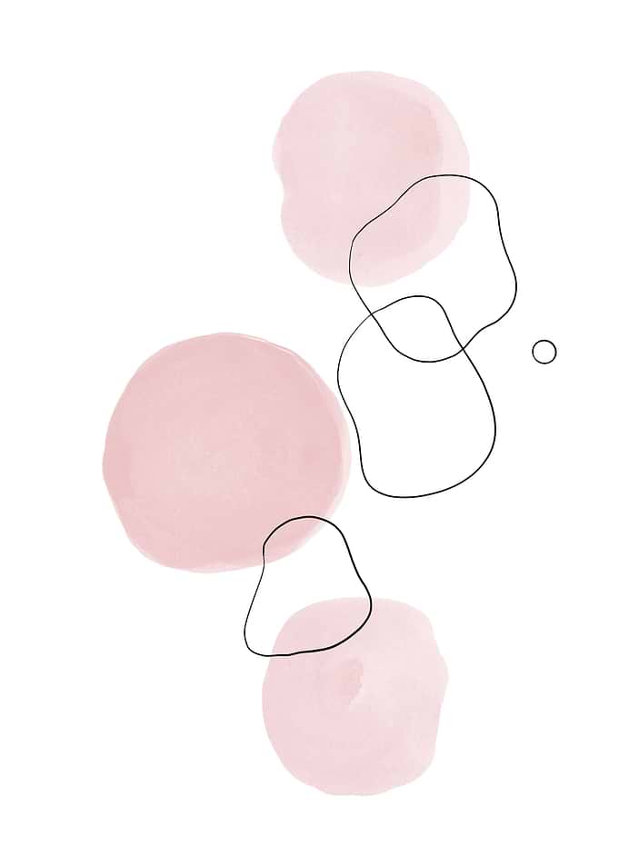 Minimal Circles Line Art 2