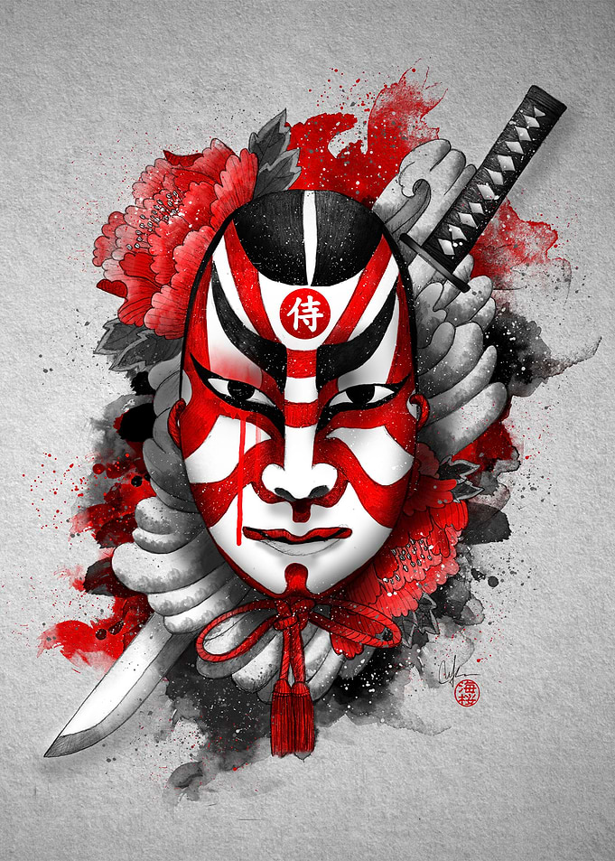 Samurai Kumadori