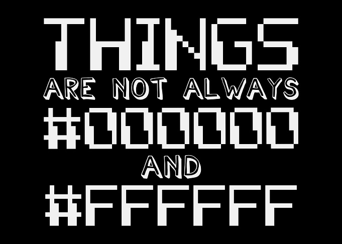 Black And White Coding