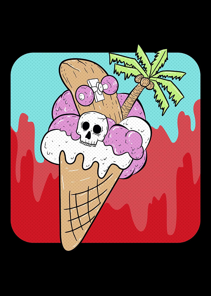 Ice Cream Skull