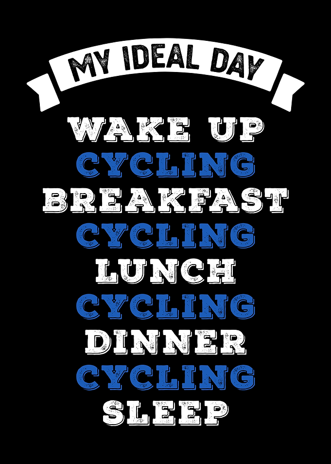 Bicycle Ideal Day Funny