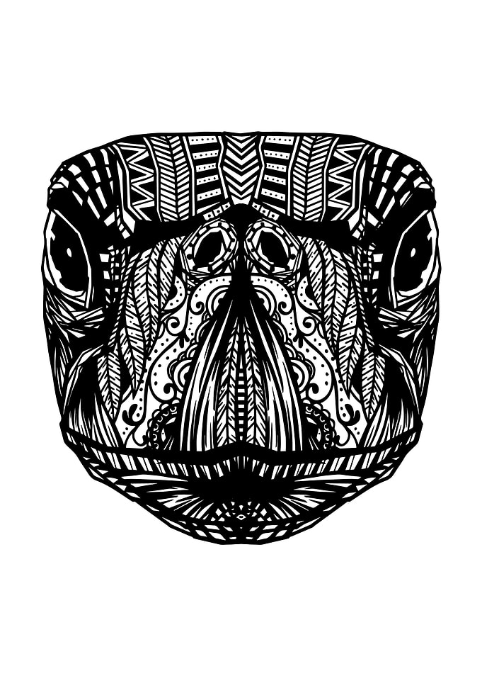 LION MANDALA