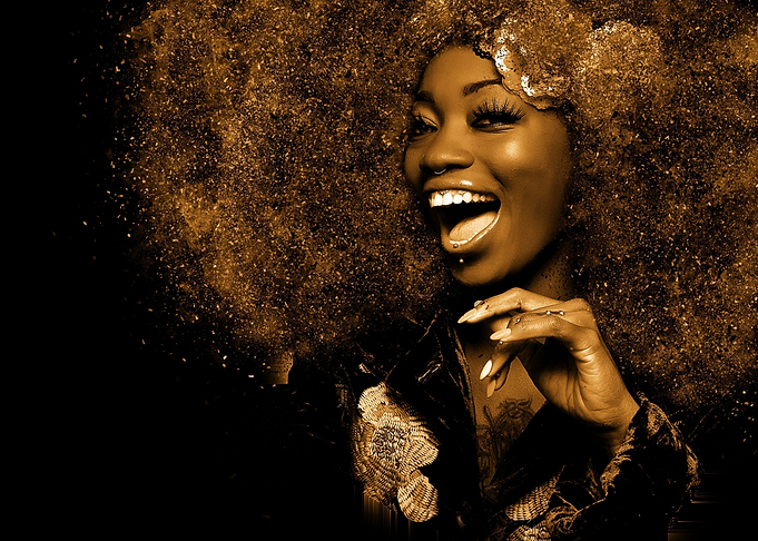 Golden smile