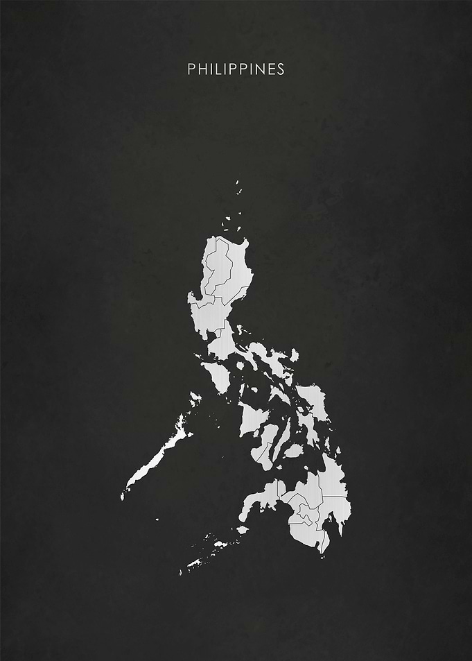 Silver Philippines Map