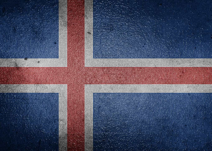 Iceland Europe flag