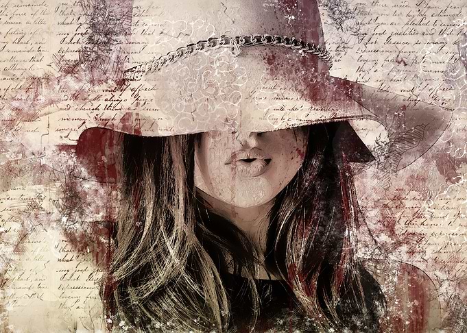 Women in a hat