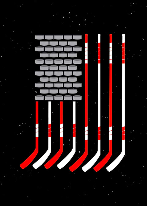 Hockey Fans Wall Art