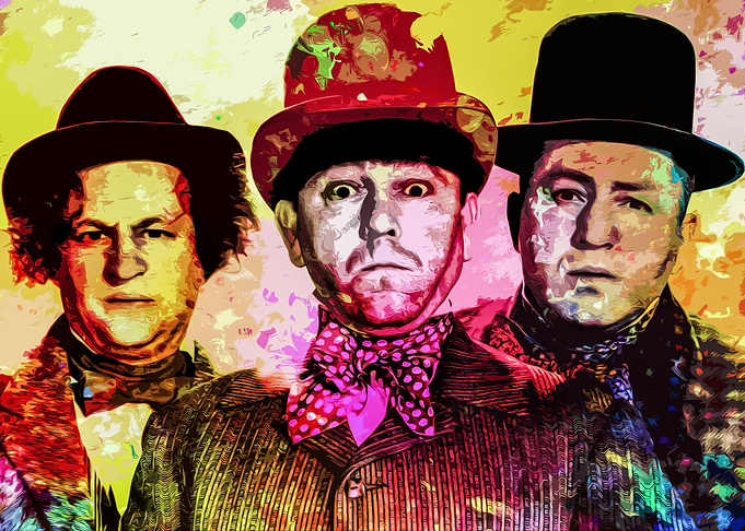 The Three Stooges Art pop