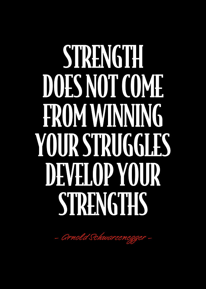 A Schwarzenegger Quote