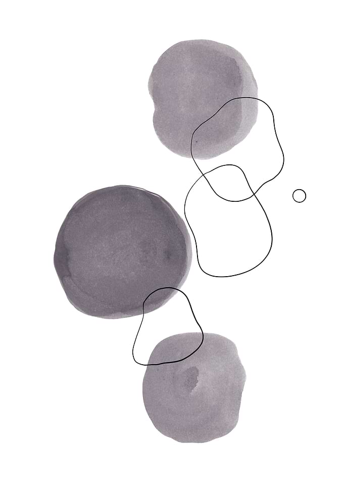 Minimal Circles Line Art 1