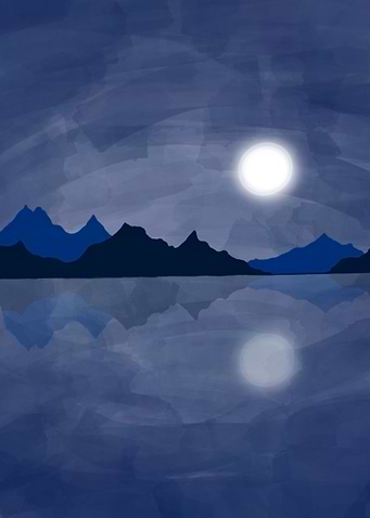 Landscape by night