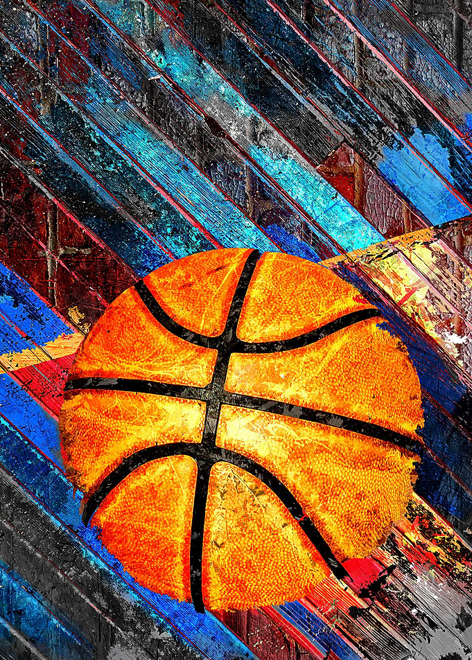 Basketball art print S 164