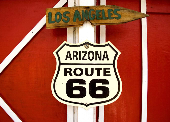 Arizona Route 66 sign