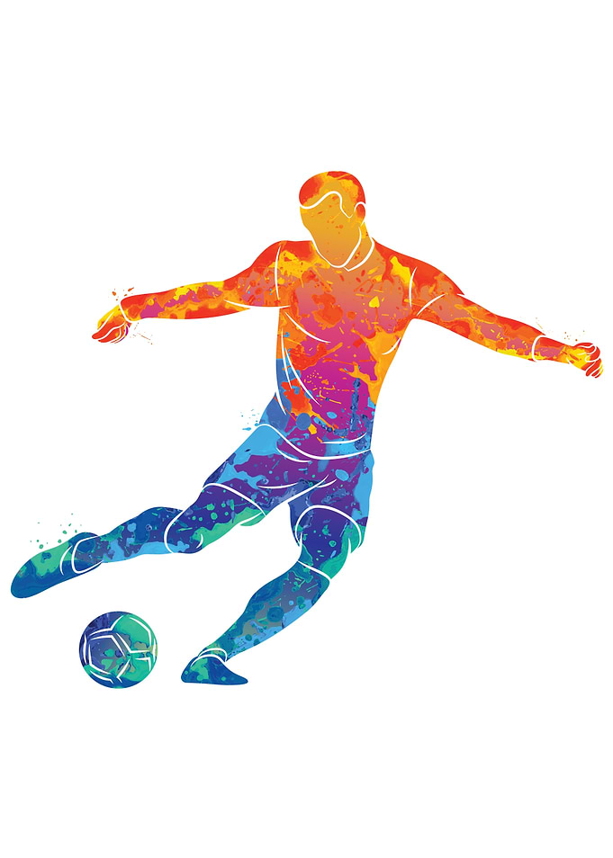 Watercolor Soccer
