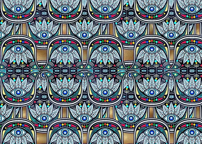 Evil eye protection art