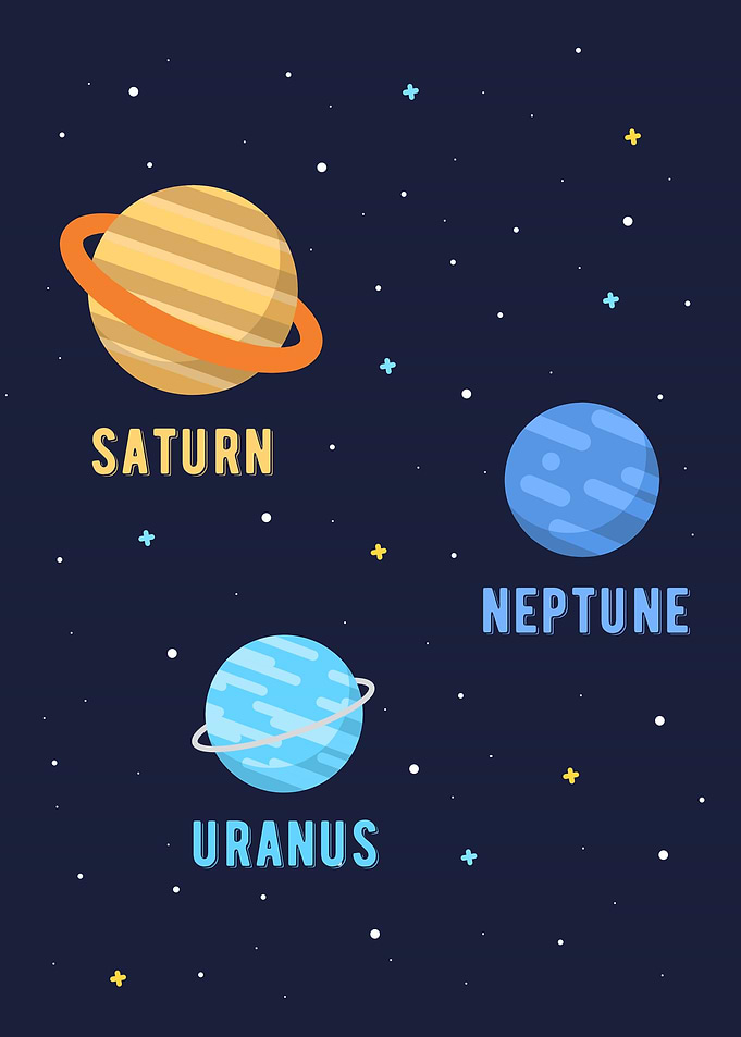 Set 3 planet for kids