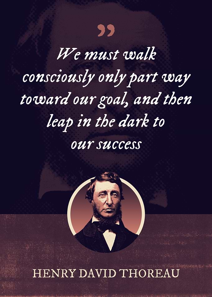 We must walk consciously
