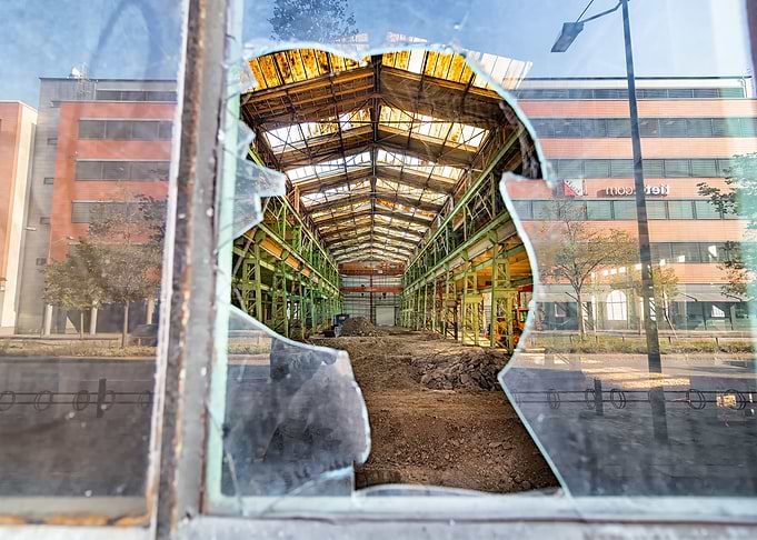 Abandoned hall