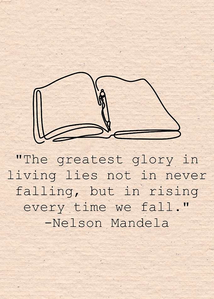 Quote with book art