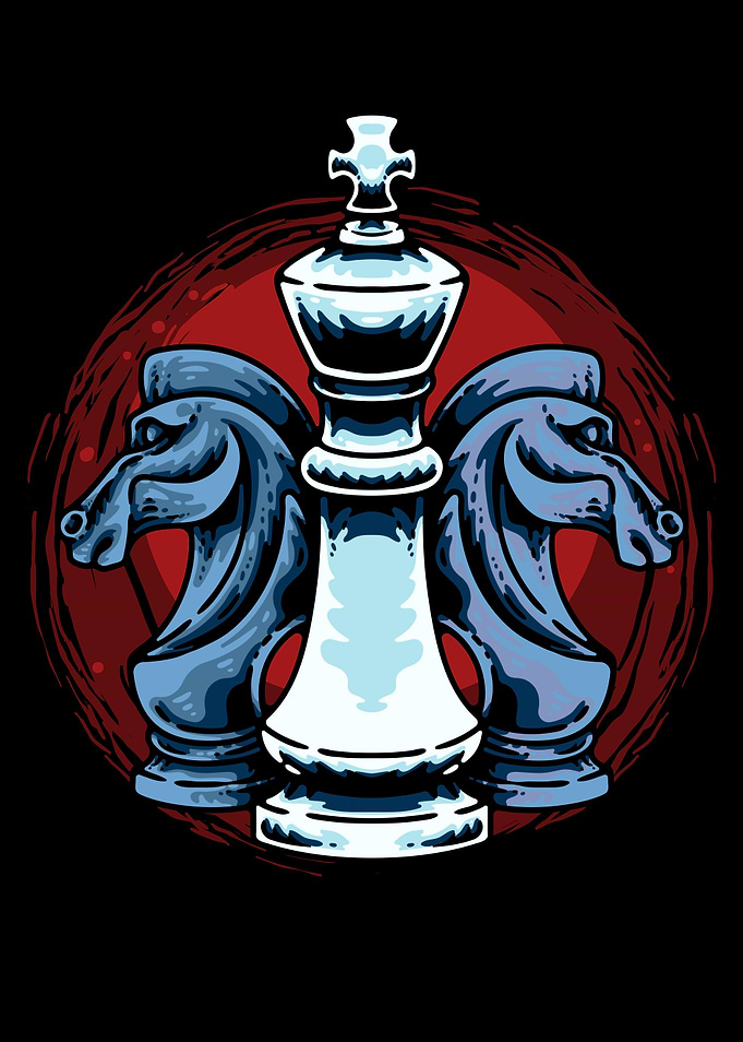 Chess Pieces King Knight