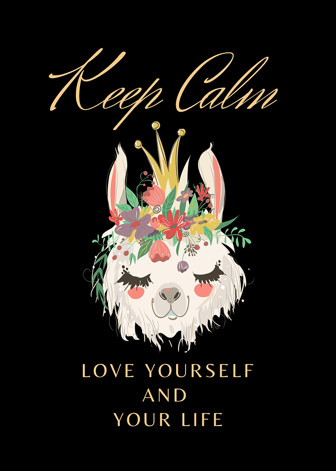 Keep calm love yourself