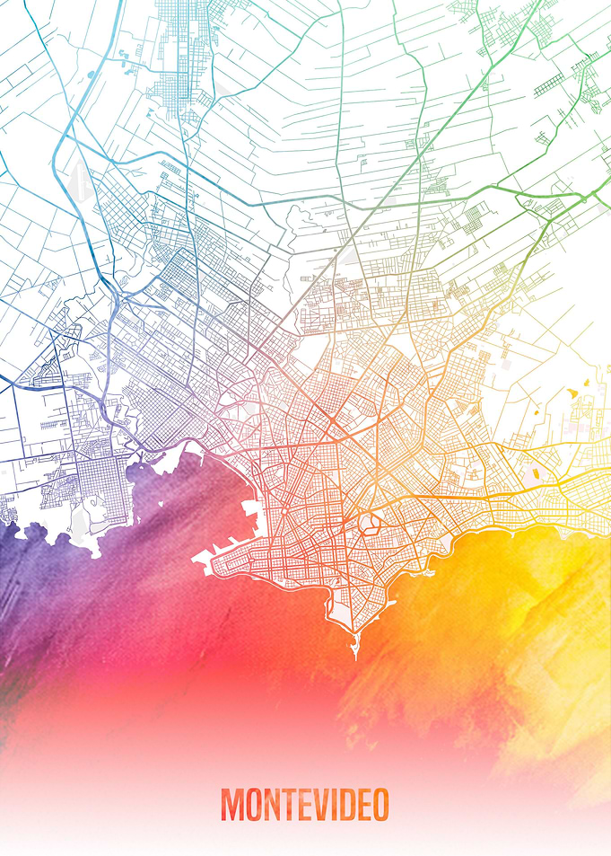 Montevideo map