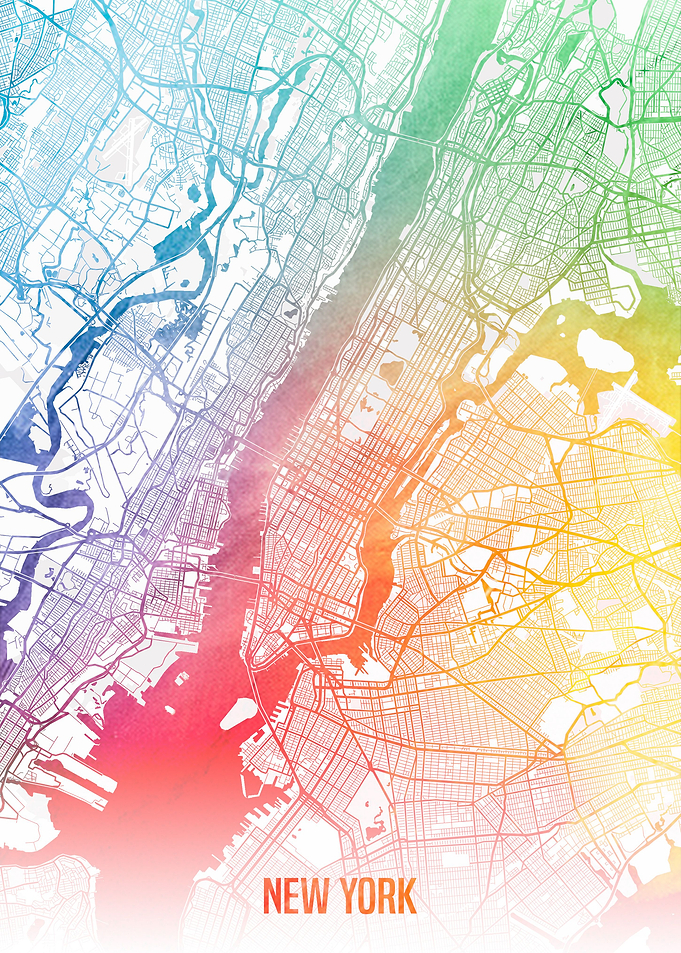 New York map