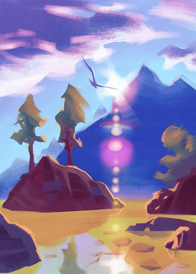 The Lake of the Bird God