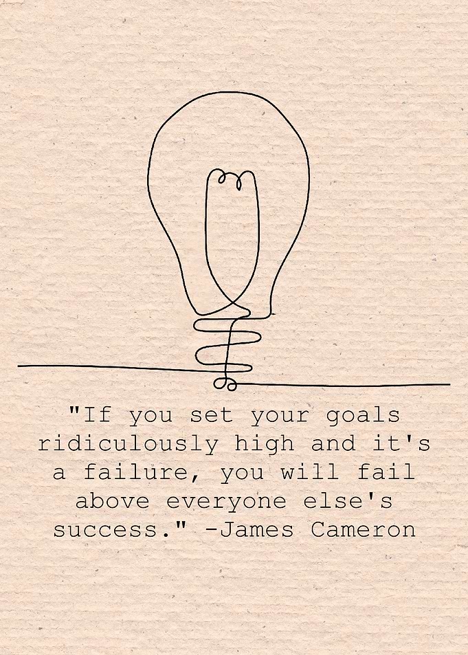 Quote with a lighbulb