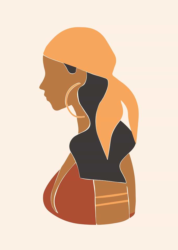 Woman in Turban