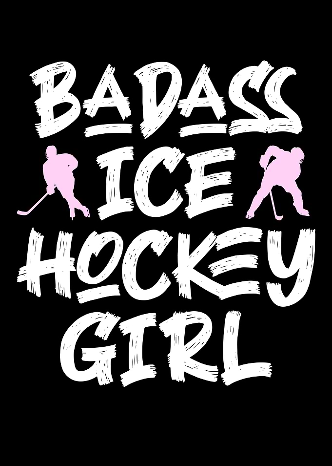 Badass ice hockey girl