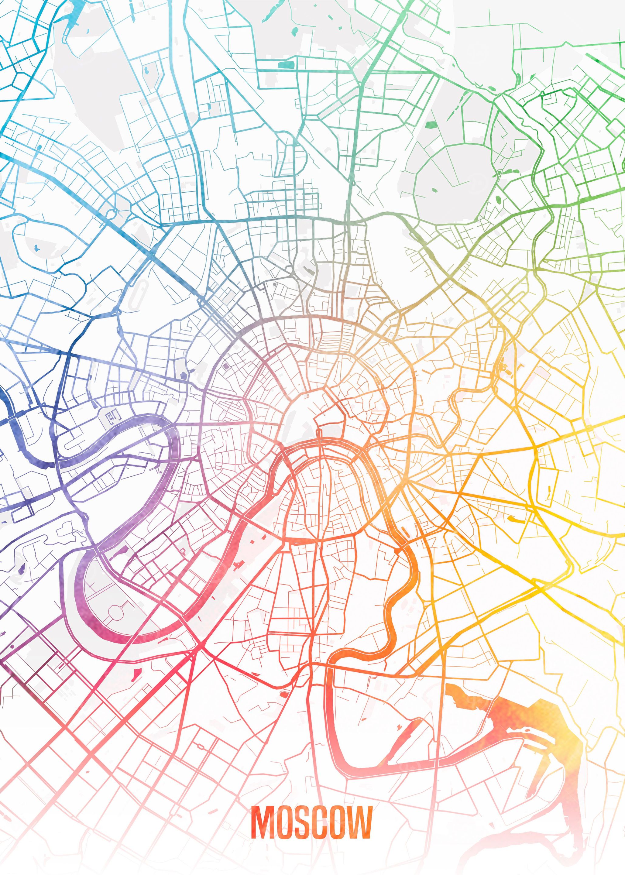 Moscow map