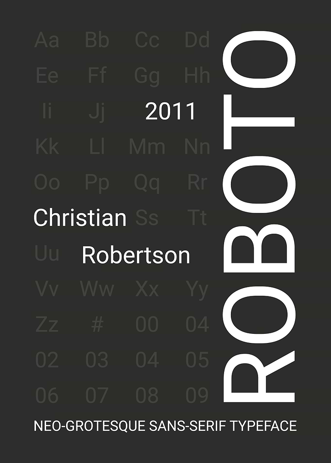 Roboto Typeface