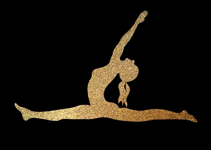 Yoga pose art